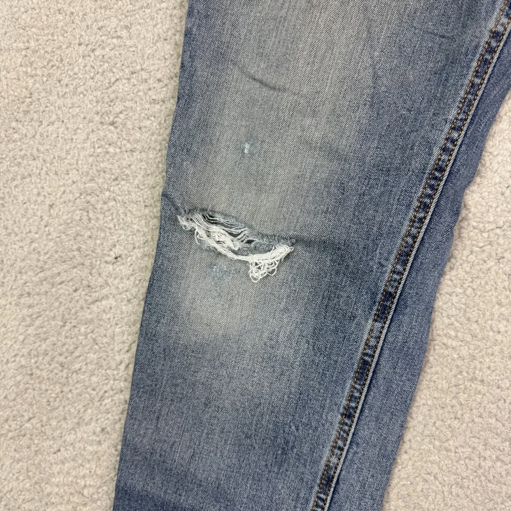 Levi's 511 Slim‎ Fit Jeans, Blue Denim, Distressed, Rips, Casual, Menswear